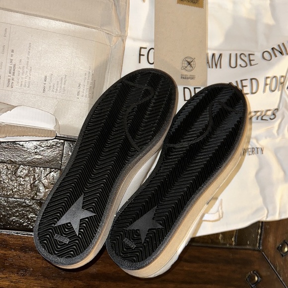 Golden Goose Ball Star sneakers in white canvas and leather - Picture 10 of 11